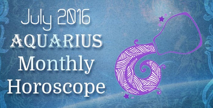 Aquarius July Monthly Astrology Horoscope 2016